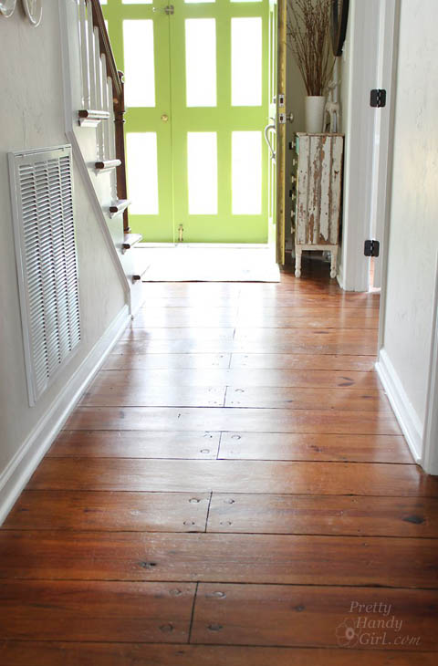 How to Refinish Wood Floors without Sanding | Pretty Handy Girl