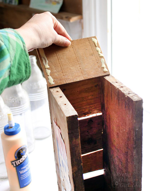 How to Build a Rustic Crate Centerpiece (No Power Tools Needed!) #DIYCourage | Pretty Handy Girl