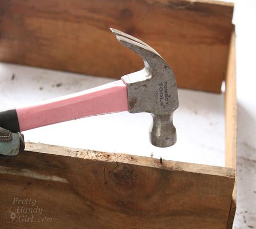 How to Build a Rustic Crate Centerpiece (No Power Tools Needed!) #DIYCourage | Pretty Handy Girl