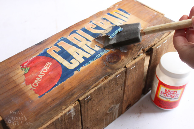 How to Build a Rustic Crate Centerpiece (No Power Tools Needed!) #DIYCourage | Pretty Handy Girl