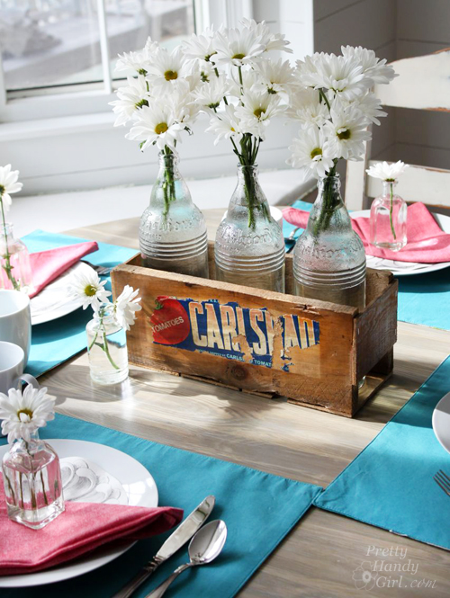 Build a Vintage Produce Crate Centerpiece