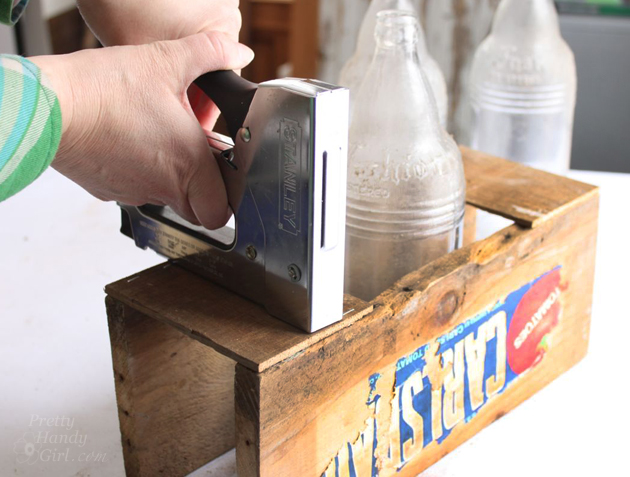 How to Build a Rustic Crate Centerpiece (No Power Tools Needed!) #DIYCourage | Pretty Handy Girl