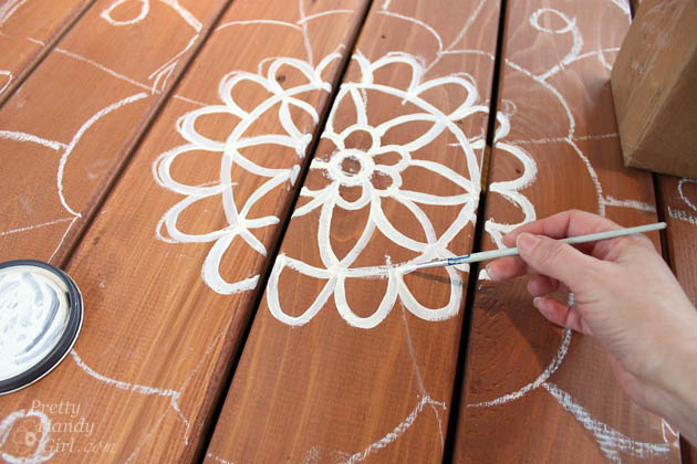 How to Paint a Deck Mandala Tattoo | Pretty Handy Girl