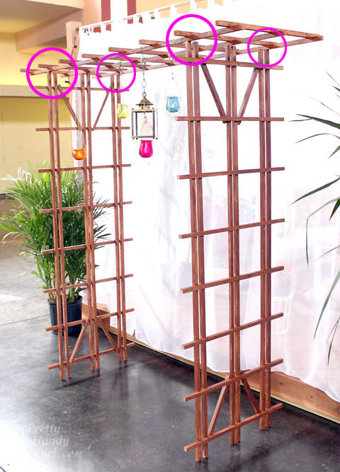 Build a Temporary Pergola with Trellises | Pretty Handy Girl