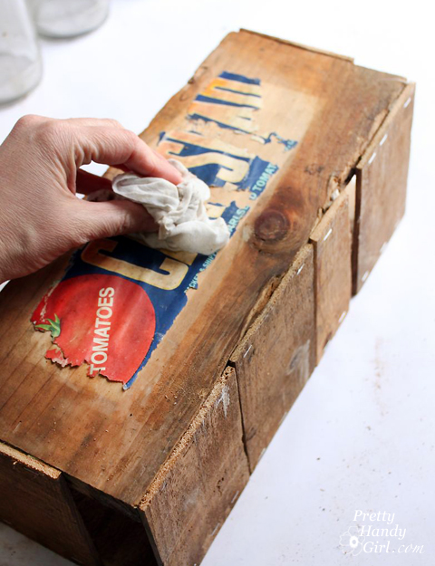 How to Build a Rustic Crate Centerpiece (No Power Tools Needed!) #DIYCourage | Pretty Handy Girl