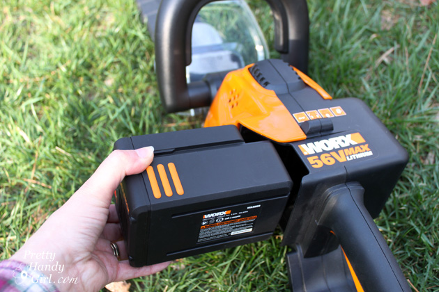 WORX 56v Hedge Trimmer Review | Pretty Handy Girl