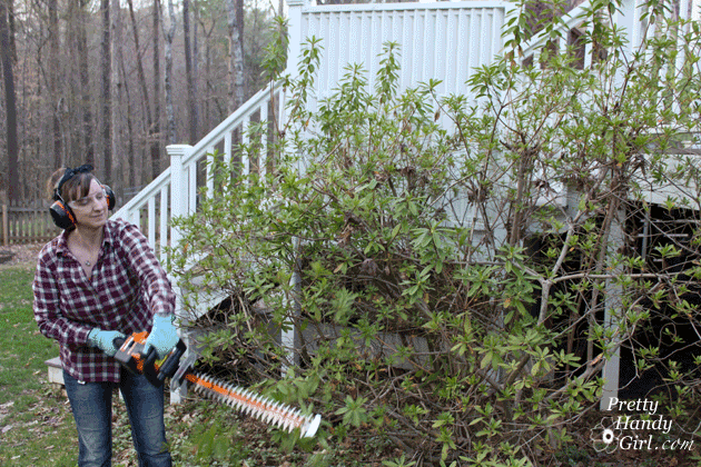 WORX 56v Hedge Trimmer Review | Pretty Handy Girl