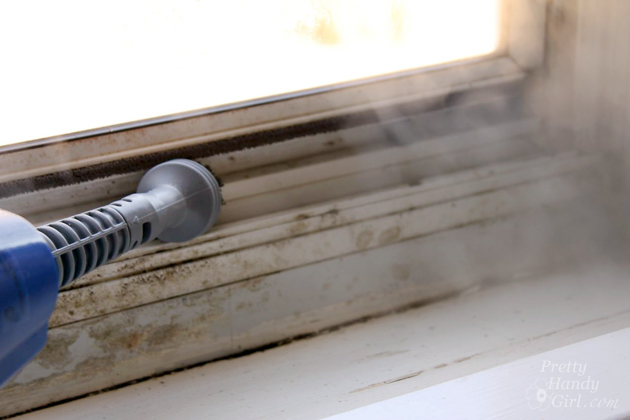 Easy Clean Your Storm Windows with Steam | Pretty Handy Girl