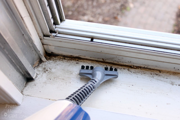 Easy Clean Your Storm Windows with Steam | Pretty Handy Girl