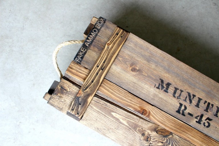 DIY Decorative Ammo Box