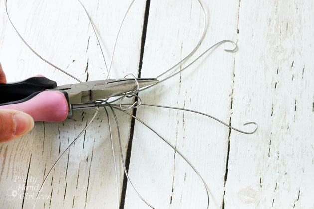 Dragonfly Garden Decor using a Dollar Store Whisk and Skewer | Pretty Handy Girl