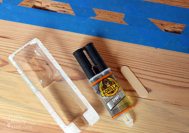 How to Fill Holes and Knots in Wood | Pretty Handy Girl