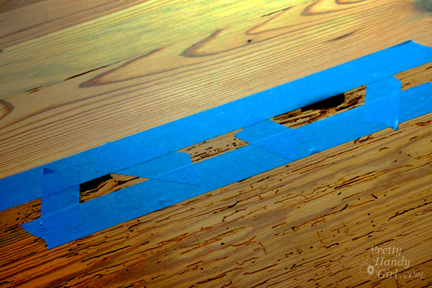 How to Fill Holes and Knots in Wood | Pretty Handy Girl