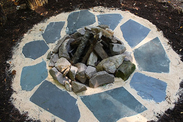 DIY Firepit and Seating | Pretty Handy Girl