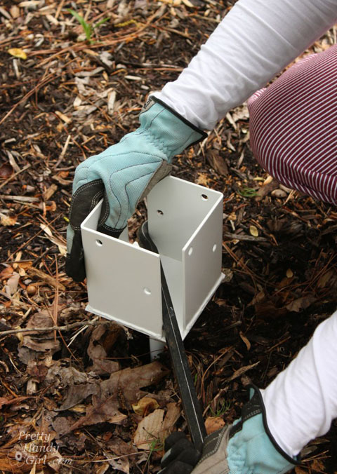 Install a Post Mounted Birdhouse | Pretty Handy Girl
