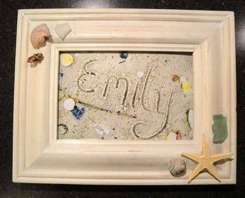Writing Name in Sand Art | Pretty Handy Girl
