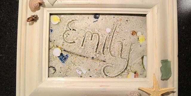 Writing Name in Sand Art | Pretty Handy Girl