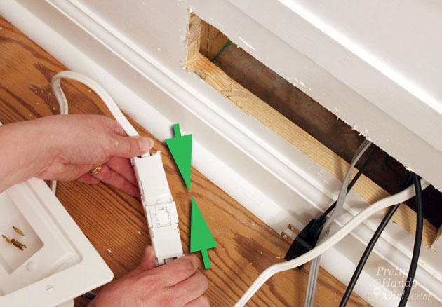 Installing a Wall Mount Flat Screen TV + Hiding Cords | PrettyHandyGirl