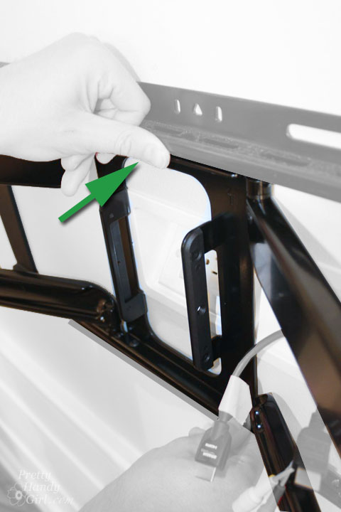 Installing a Wall Mount Flat Screen TV + Hiding Cords | PrettyHandyGirl
