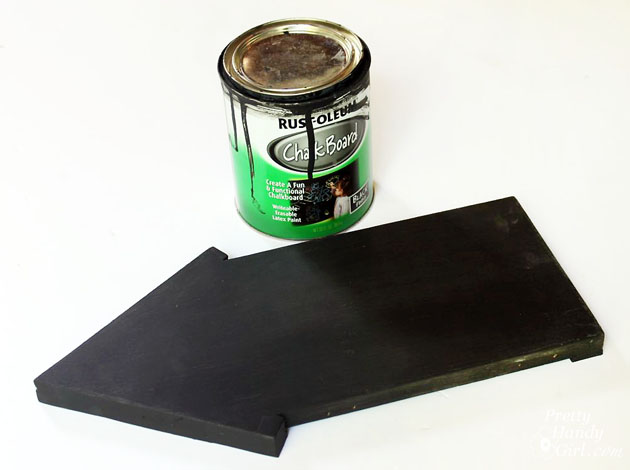 Chalkboard Arrow Sign (Mystery Thrift Off) | Pretty Handy Girl