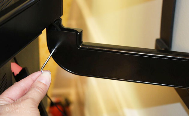 Installing a Wall Mount Flat Screen TV + Hiding Cords | PrettyHandyGirl