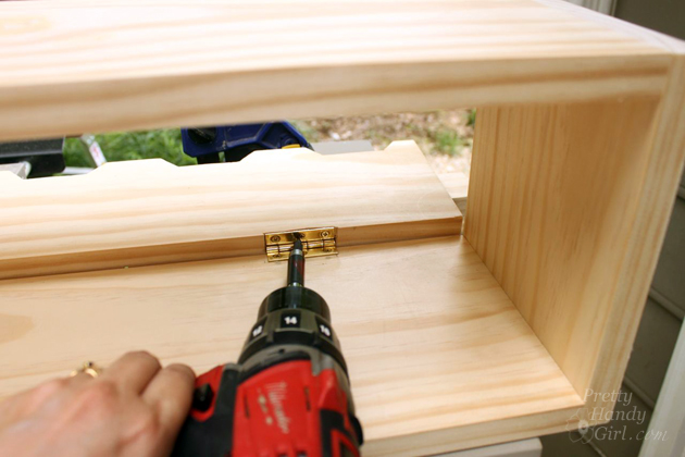 Plenty 'o Storage from One Board | Pretty Handy Girl