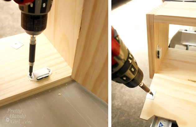 Plenty 'o Storage from One Board | Pretty Handy Girl