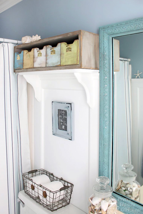 Plenty 'o Storage from One Board | Pretty Handy Girl