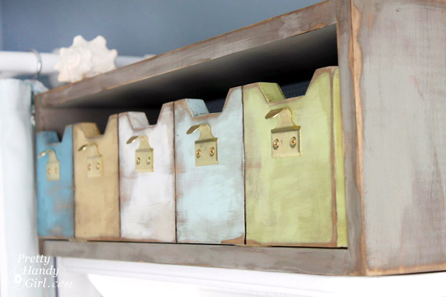 Plenty 'o Storage from One Board | Pretty Handy Girl