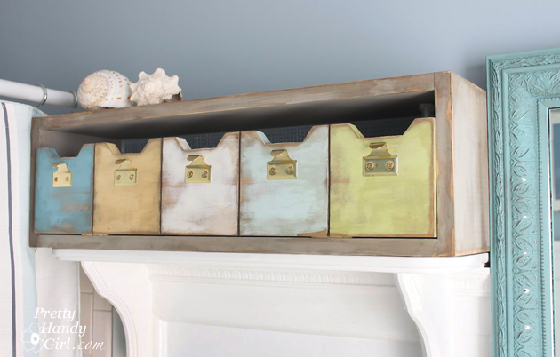 Plenty 'o Storage from One Board | Pretty Handy Girl