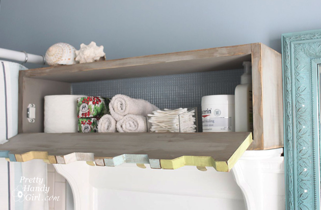 Plenty 'o Storage from One Board | Pretty Handy Girl