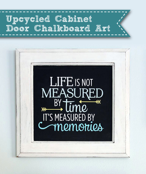 Upcycled Cabinet Door Quote Art | Pretty Handy Girl