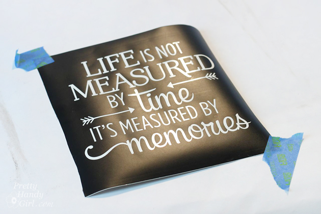 Upcycled Cabinet Door Quote Art | Pretty Handy Girl