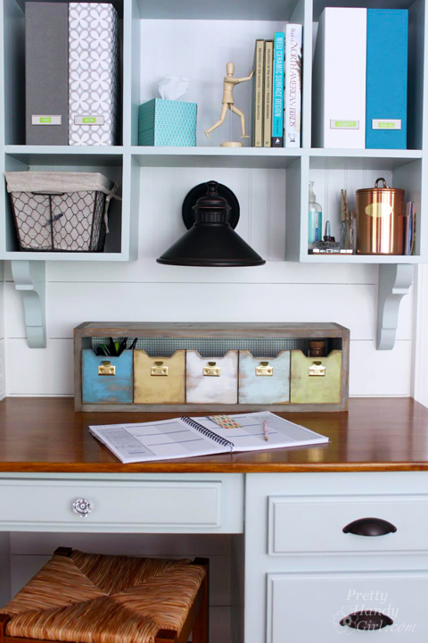 Plenty 'o Storage from One Board | Pretty Handy Girl