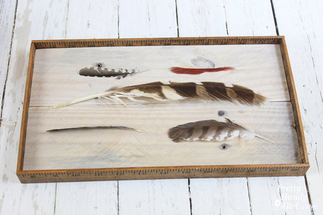DIY Feather Art | Pretty Handy Girl
