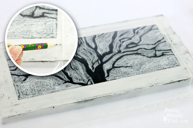 Easy Plexiglass Art Frame | Pretty Handy Girl