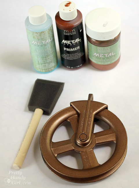 Faux Metal Pulley | Pretty Handy Girl
