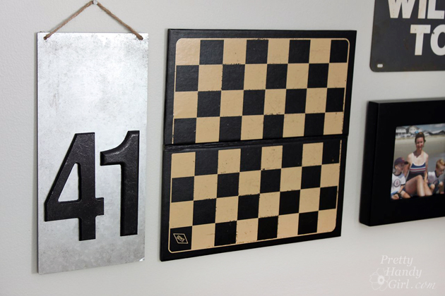 DIY Metal Number Sign
