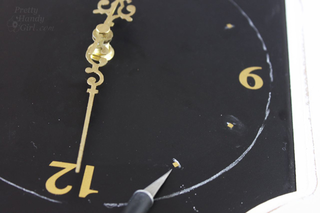 Make Your Own Clock Sign | Pretty Handy Girl