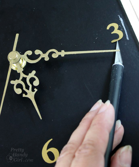 Make Your Own Clock Sign | Pretty Handy Girl