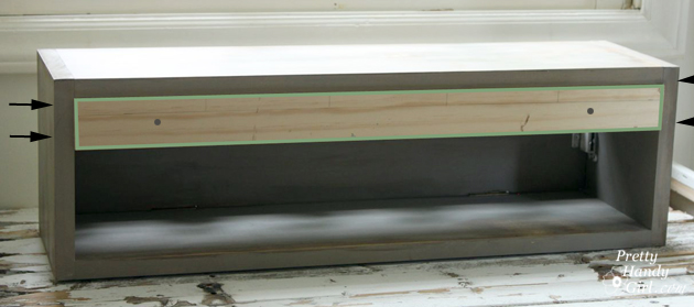 Plenty 'o Storage from One Board | Pretty Handy Girl
