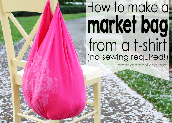 no sew tote from tee shirt