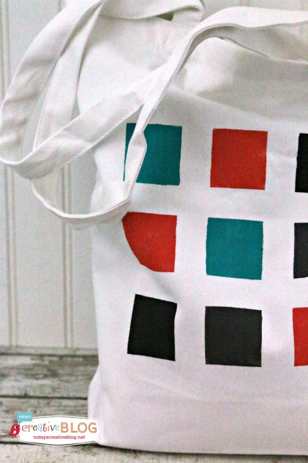 DIY Color Block Tote