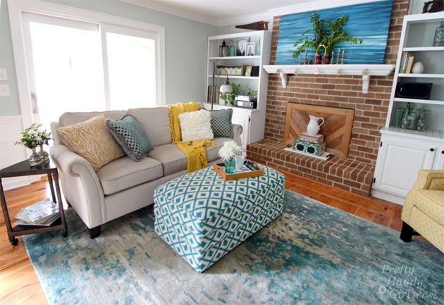 Pretty Handy Girl Living Room Reveal | Pretty Handy Girl