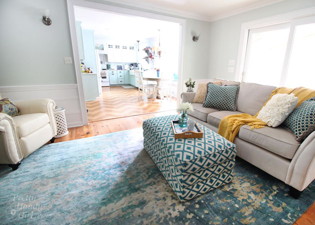 Pretty Handy Girl Living Room Reveal | Pretty Handy Girl