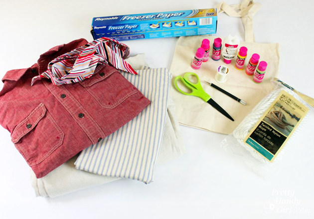 Piped Tote Bag Tutorial | Pretty Handy Girl