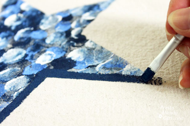 Make Your Own Finger-Printed Star Pillows | Pretty Handy Girl