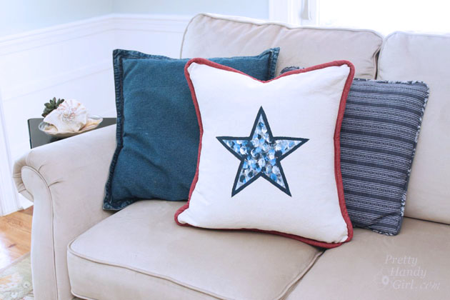 Make Your Own Finger-Printed Star Pillows | Pretty Handy Girl