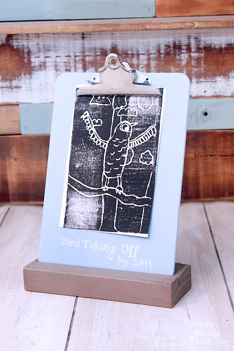 Easy Clipboard Stand | Pretty Handy Girl