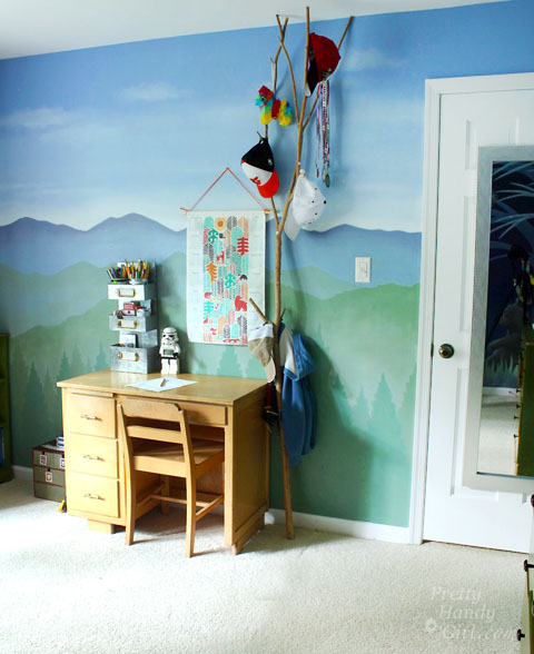Install a ReadyMade Mirror Frame on Door | Pretty Handy Girl